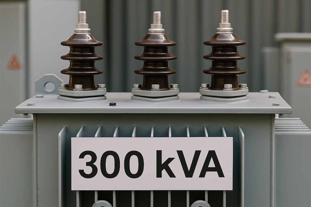 300kVA power transformer used in medium voltage electrical distribution systems